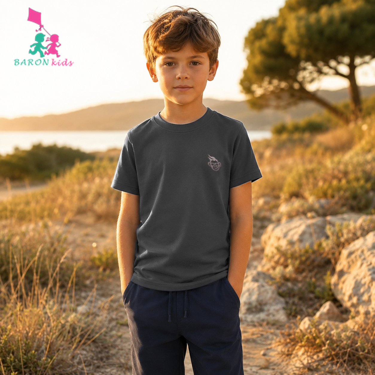 تیشرت تک ساده دخترانه و پسرانه (7 تا 10 سال)
