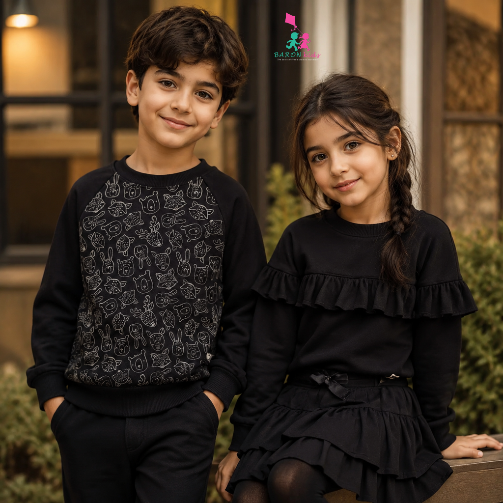 بلوز چاپدار سر حیوانات  (3تا 6 سال)