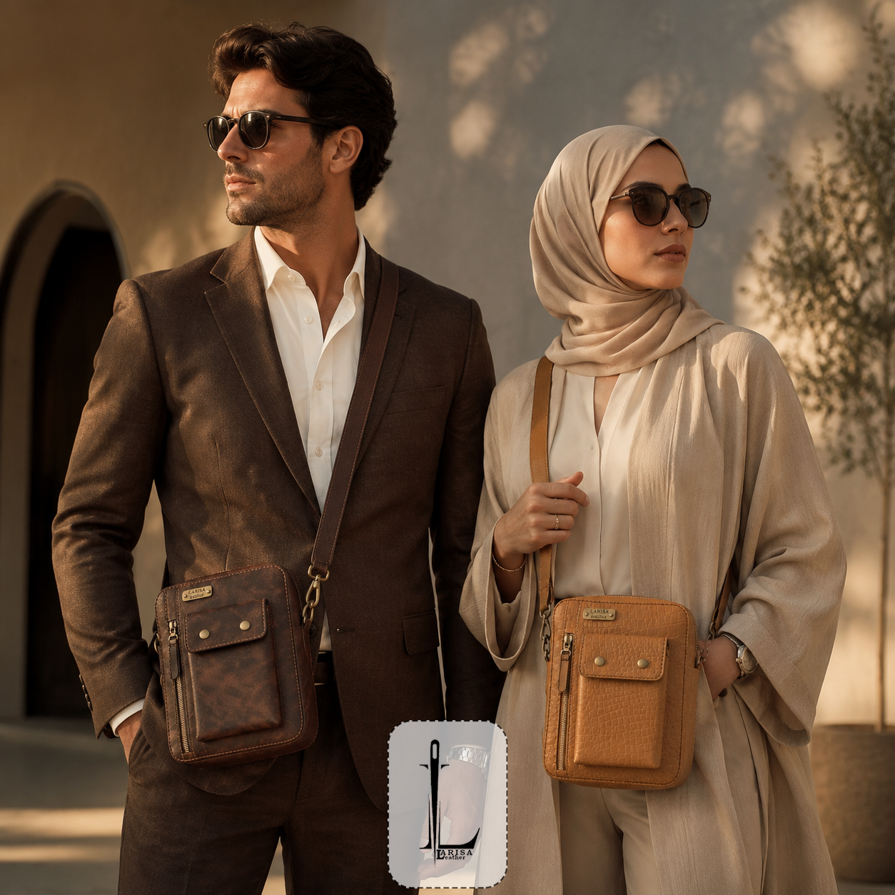 کیف چرم طبیعی زنانه و مردانه ((مدل ایراتل))