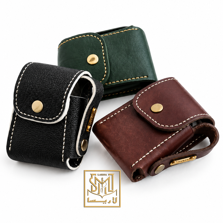 کیف تک جا سیگاری چرم طبیعی ((ریل 1 ))