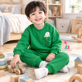 بلوز شلوار دورس چاپدار طرح خرگوش دخترانه و پسرانه (2 تا 3 سال)