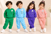 بلوز شلوار دورس چاپدار طرح خرگوش دخترانه و پسرانه (2 تا 3 سال)