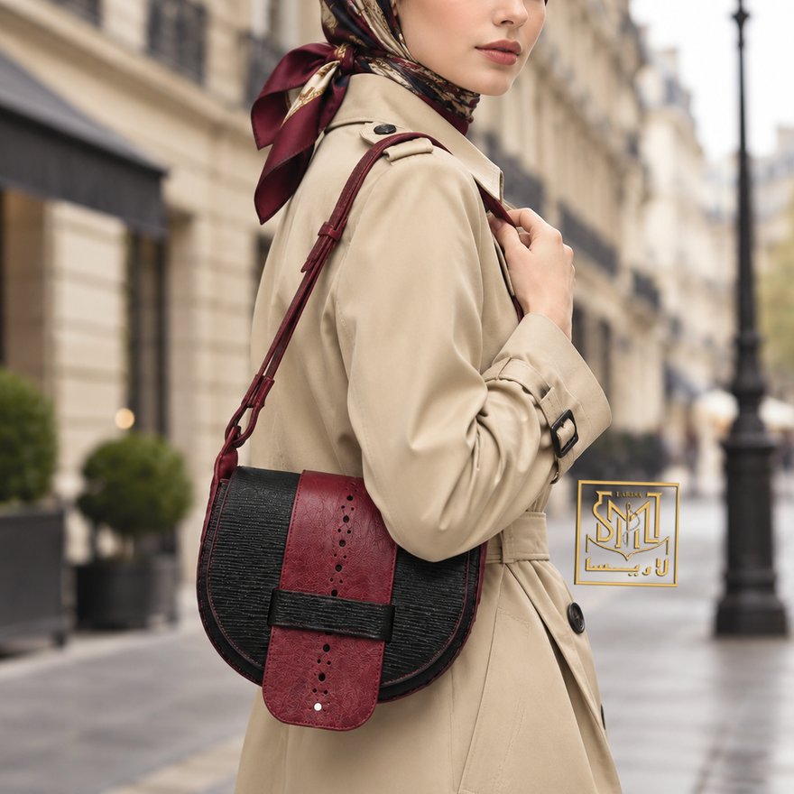 کیف چرم طبیعی زنانه ((راگوئل))