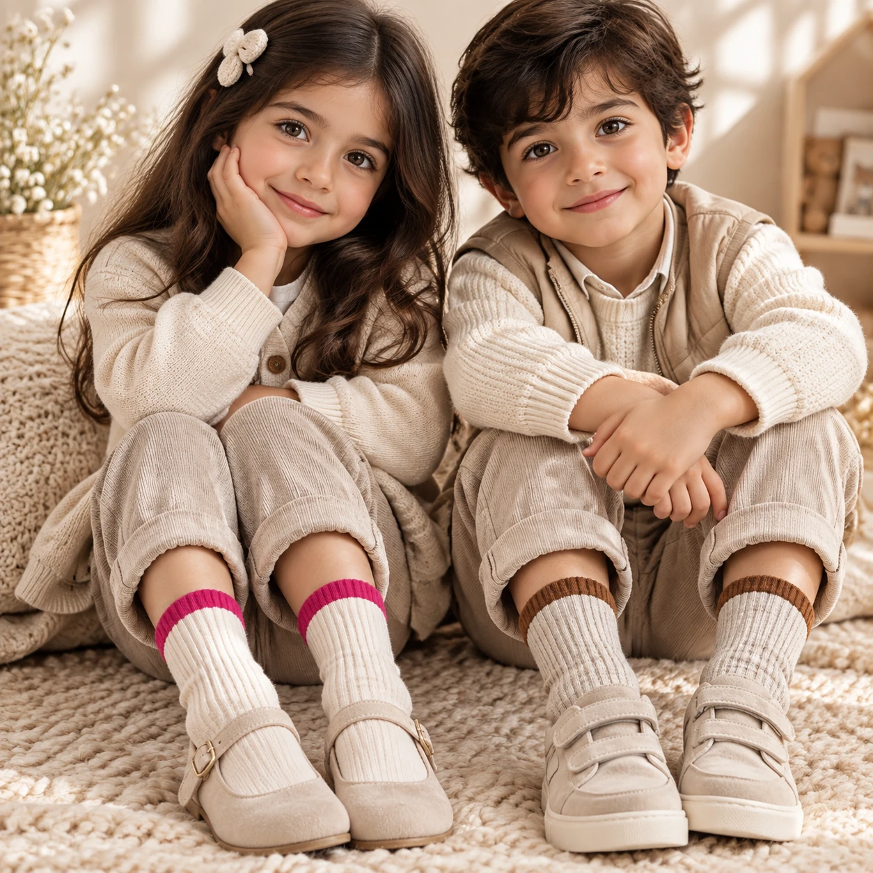 جوراب ساده عروسکی (2 تا 8 سال)